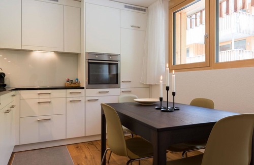 Saas-Balen Apartment | Lovely apartment for 3 people with WIFI, TV, balcony and pets allowed