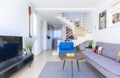 San Jorge Apartment | Lovely apartment for 4 people with pool, WIFI, A/C, TV, terrace and parking