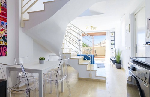 San Jorge Apartment | Lovely apartment for 4 people with pool, WIFI, A/C, TV, terrace and parking