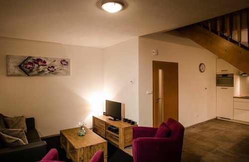 Lipno nad Vltavou House | Lovely apartment in villa for 5 guests with WIFI, TV, terrace and pets allowed