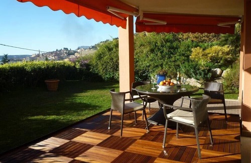 Menton Apartment | Lovely Apartment, Private Garden, Pool, Panoramic Mediterranean Views