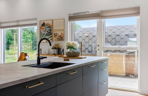 Lihme House | Lovely home in Spøttrup with sauna