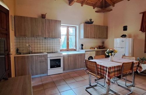 Lefktron House | Lovingly furnished, family-friendly, secluded, natural stone bungalow