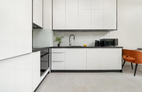 Lodz Apartment | Luksusowe Studio w Łodzi z Biurkiem, Balkonem i Klimatyzatorem by Renters Prestige