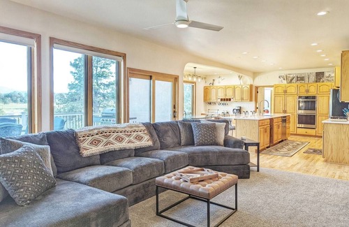 Colorado Springs House | Lux Mansion/Heated Indoor Pool/Spa/Game Room/Theater/Pikes Peak Views