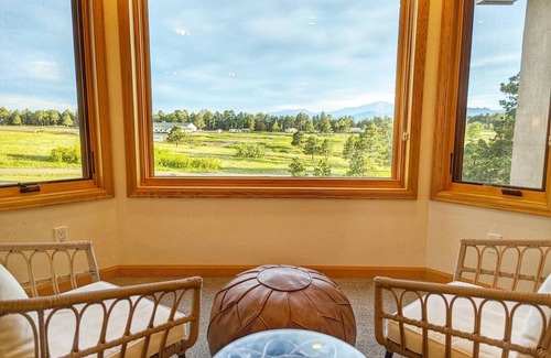 Colorado Springs House | Lux Mansion/Heated Indoor Pool/Spa/Game Room/Theater/Pikes Peak Views