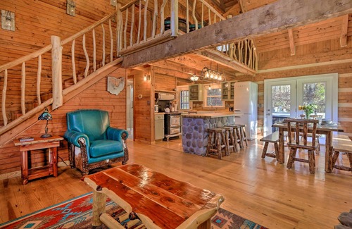 Logan Cottage | Luxe Dog-friendly Cabin w/Hot Tub & Game Room