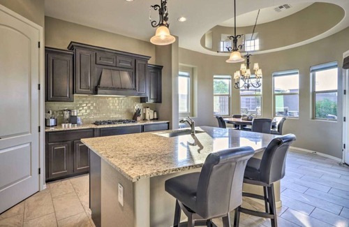 Montecito in Estrella House | Luxe Estrella Mountain Adobe - Heated Pool