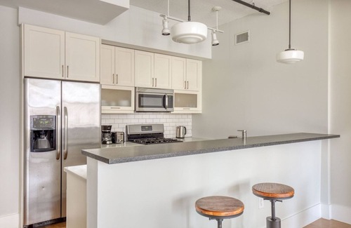 Historic Downtown Apartment | Luxe Jersey City 1BR w/Doorman, Gym & W/D, nr Shuttle, by Blueground