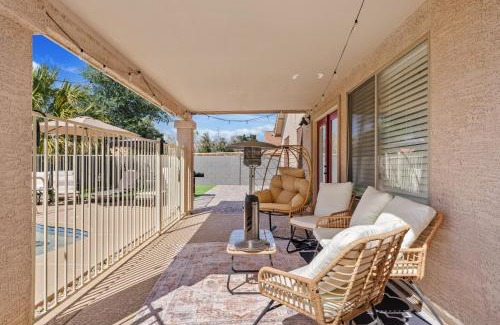 Arizona Skyline Community House | Luxe Mesa Home with Pool, Yard, Game Room