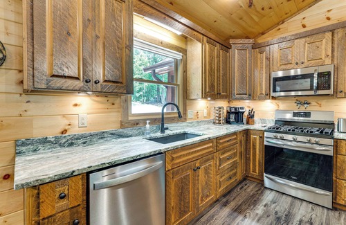 Mineral Bluff Cabin | Luxe Mineral Bluff Vacation Rental w/Game Room!