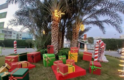 Sheikh Zayed City Apartment | Luxerious apartment with a private garden and pool access