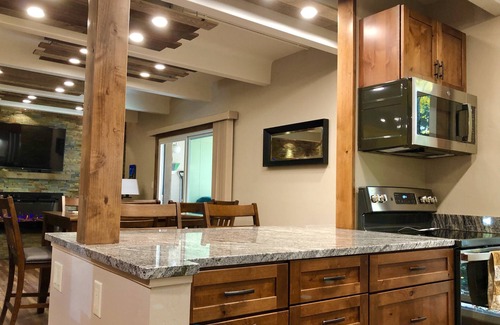 Frisco Condo | Luxurious, peaceful, family and dog friendly condo right on Ten Mile Creek!