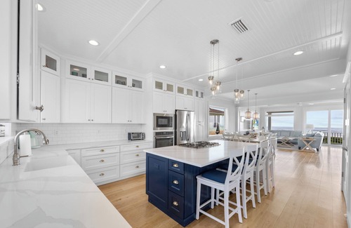 Butler Beach House | LUXURY 5BR OCEANFRONT, HEATED POOL, LARGE GAME ROOM, FIREPIT, ROOF DECK!
