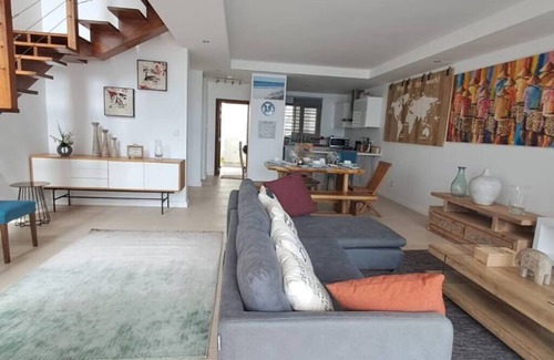 Bain Boeuf Apartment | Luxury beachfront duplex, Coin de Mire view/3Bed