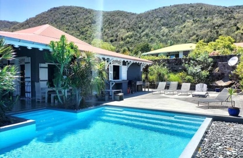 Grand Anse Villa | Luxury Creole house, panoramic view of the Baie des Saintes