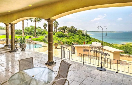 Amistad National Recreational Area House | Luxury Del Rio Home with Pool and Lake Views!