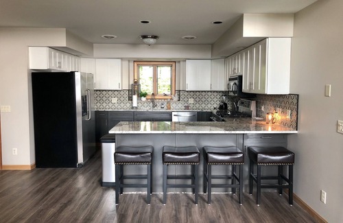 Marquette County House | Luxury Lake Michigamme Beach house