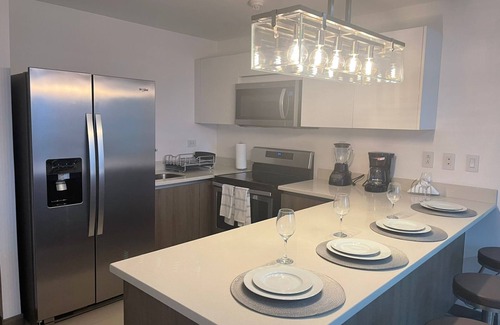 Escazu Apartment | Luxury Modern Escazu 1 Bedroom Apartment Views, Pool, Gated, 24/7 Security
