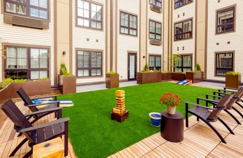 Weinland Park Apartment | Luxury Modern Suite Short North, Downtown, OSU Campus - (Gym/Lounge/Patio)