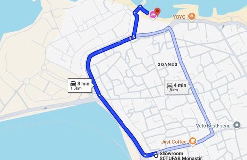 Hay Nozha Apartment | Luxury Peaceful Fully Equipped 1 Bedroom Apartment Monastir