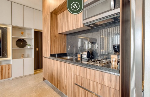 Cuauhtemoc Apartment | Luxury Studio - Revolution Monument View - Gym