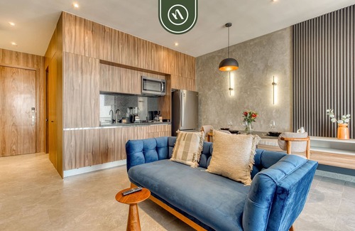 Cuauhtemoc Apartment | Luxury Studio - Revolution Monument View - Gym