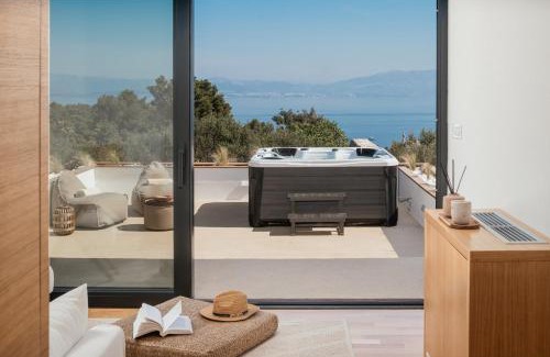 Gornje Selo Villa | Luxury Villa Authentic heated pool sea view