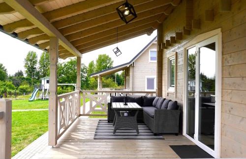 Gizycko Cabin | M-MAZURIA Domki letniskowe całoroczne MAZURY GIŻYCKO - z sauną i jacuzzi Fuleda