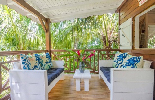 Pointe-Noire RV Rental | MABOUYA Creole bungalow sleeps 2 (a clic clac sleeps an additional 2)