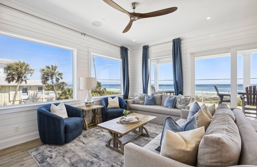 Bid-a-wee Beach House | Magnificent BeachFront Home w/Heated Pool/Hot Tub & Private Beach Access