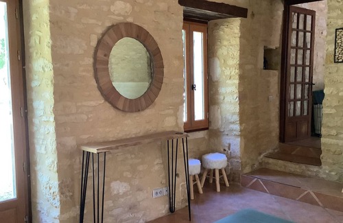 Limeuil Villa | Magnificent stone house for 12 people with swimming pool, spa, petanque area
