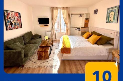 Clichy Apartment | Magnifique Studio équipé à Clichy aux portes de Paris