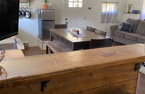 Hillsgrove Cabin | Main cabin w hot tub within a new campground! Hiking biking and fishing!
