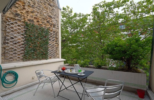 Prince–Marmottan Apartment | Maison avec terrasse Porte Saint Cloud