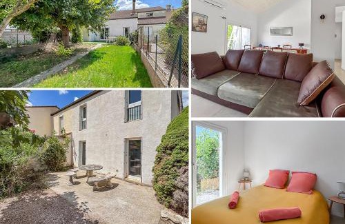 Carcassonne Apartment | Maison avec Jardin, Terrasse, cheminée insert et bois