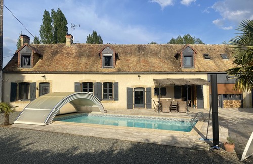 Saint-Celerin House | Maison de Campagne Piscine Privée au Calme
