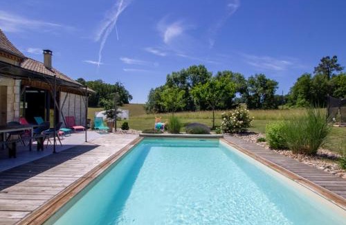 Rampieux House | Maison spacieuse avec piscine chauffée, grand jardin et équipements bébé en Dordogne - FR-1-616-267