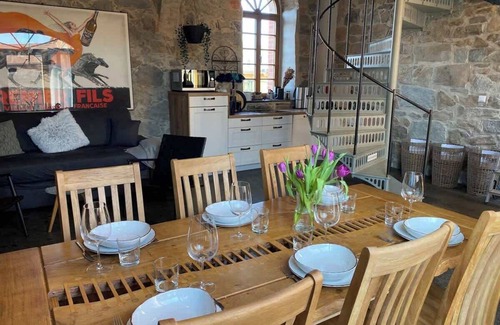 Buhlau Apartment | Maisonette apartment with wood-burning stove, large terrace, barrel sauna, 2-10