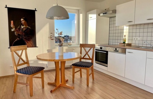 Wittduen Apartment | Maisonettewohnung mit Einem Gigantischen Blick Auf's Meer und den Amrumer Leuchtturm, das Erwartet Sie in der Ferienwohnung "brandung" in Wittdün auf Amrum!
