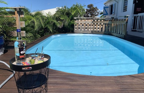 Deshaies Villa | MANGO Villa Creole style with pool and sea view