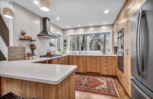 Stevens Point Cabin | Maple Bluff Escape | Hot Tub A-Frame Getaway