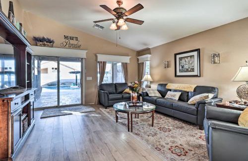 Maricopa House | Maricopa Home with Swim-Up Bar, Heated Pool and Slide