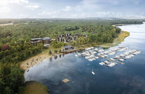 Bad Saarow Apartment | Marina apartment by the lake with pool, sauna and fitness
