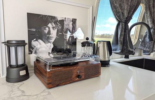 Paso Robles RV Rental | Mick Jagger Trailer - Mick Jagger Themed Airstream On Vineyard