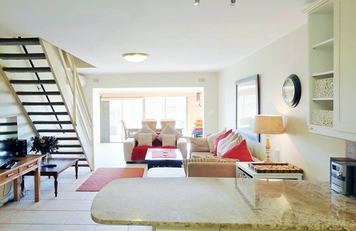 Gordons Bay Central House | Milkwood House - Seaside Terrace just under 1 min to beach