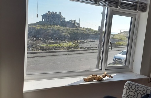 Holyhead House | Min y don is a detached house with spectacular sea views, near treaddurbay beach