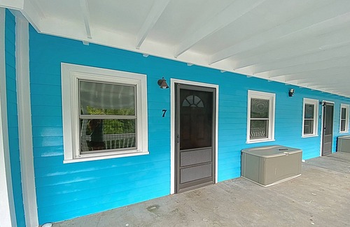 Cane Bay Cottage | Minutes Walk to Cane Bay Beach- Porch Mountain Views, Sea from the backyard