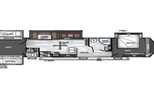 Moab South Valley House | Moab RV Resort RV III Fully Setup OK43