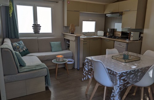 Les Conches House | Mobil Home Chaleureux Longeville sur mer